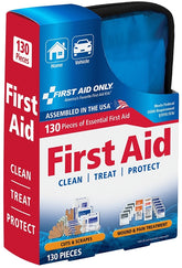 First Aid Only FAO-428 First Aid Kit, 130-Piece, Multi-Color